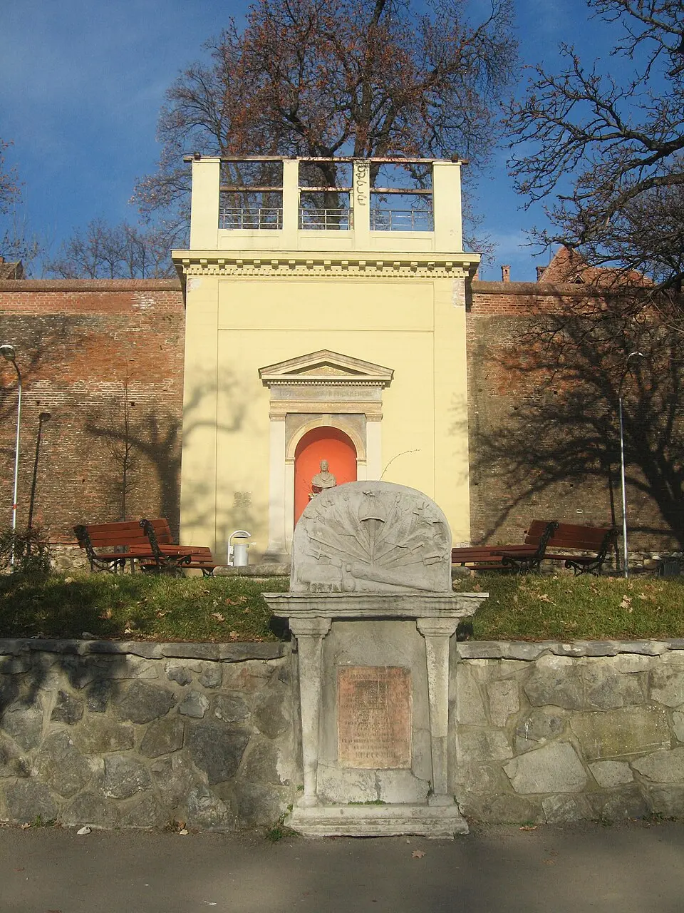 Bustul împăratului Francisc I din Sibiu