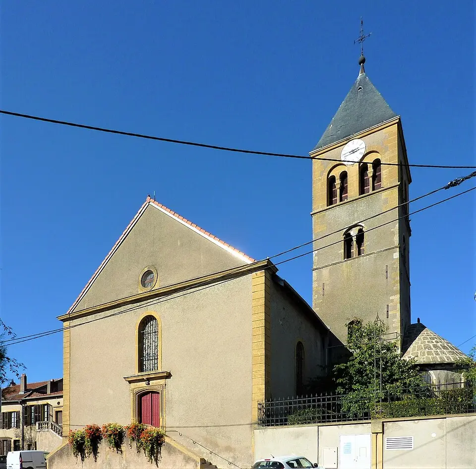 Obrázok: Chris06 · CC BY-SA 4.0 église Sainte-Lucie de Vallières