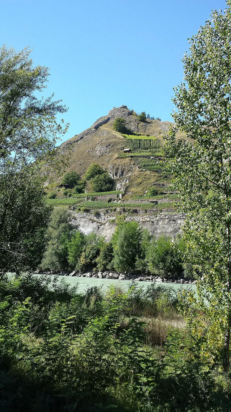 Überreste der Stadtmauer Sitten