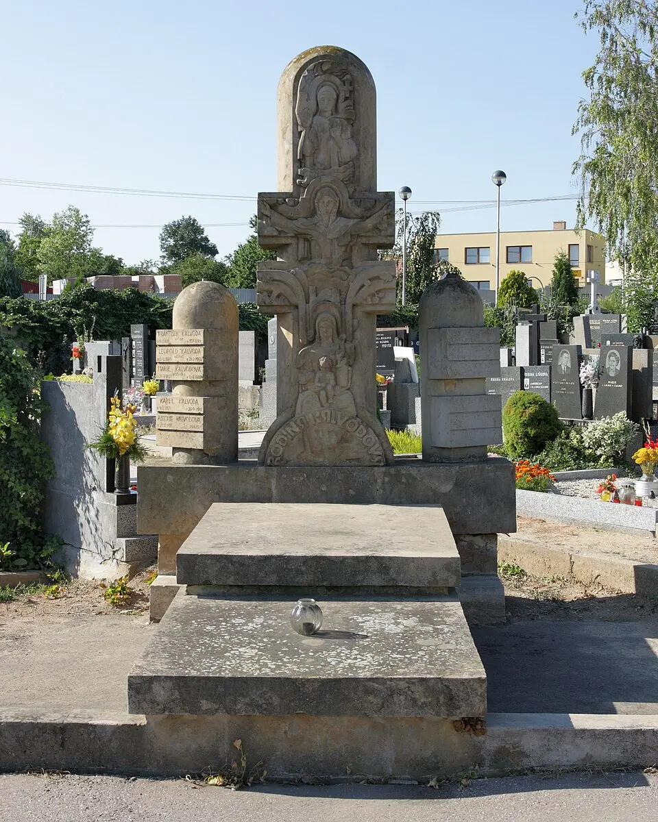 náhrobek Aloise Kalvody