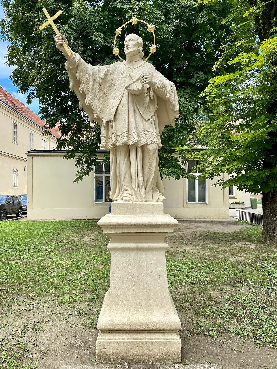 Image: Funke · CC BY-SA 4.0 Figurenbildstock, Hl. Johannes Nepomuk