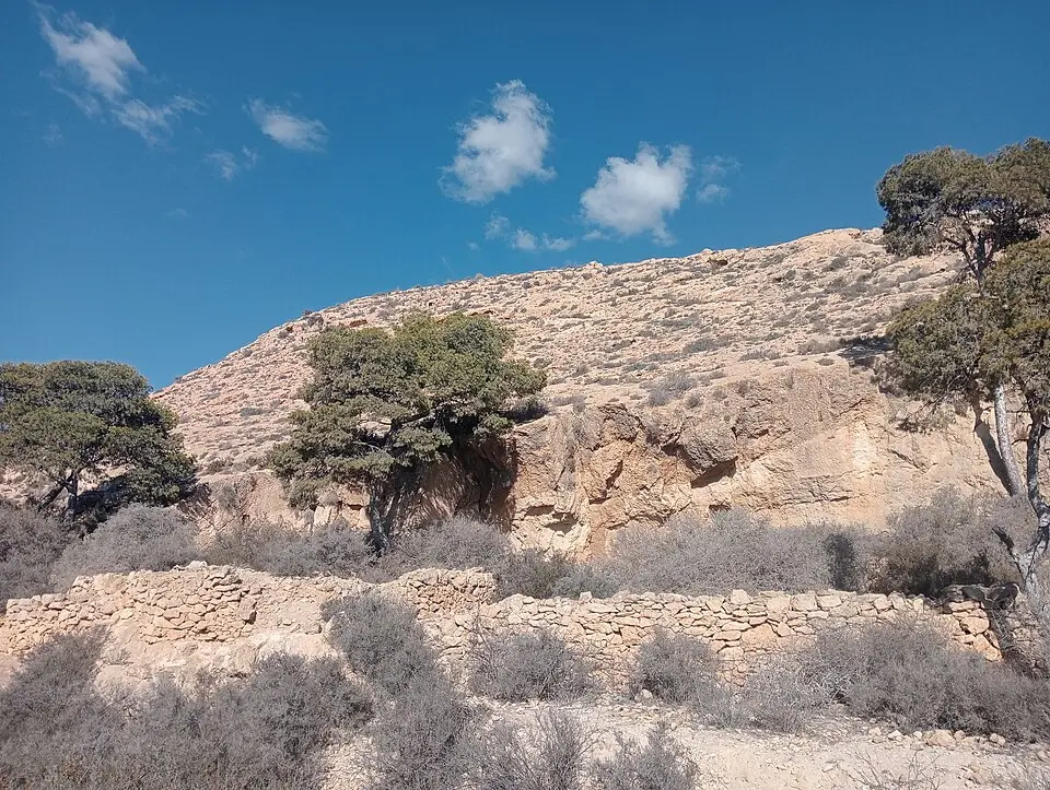 Cantera de las Trincheras ladera sur