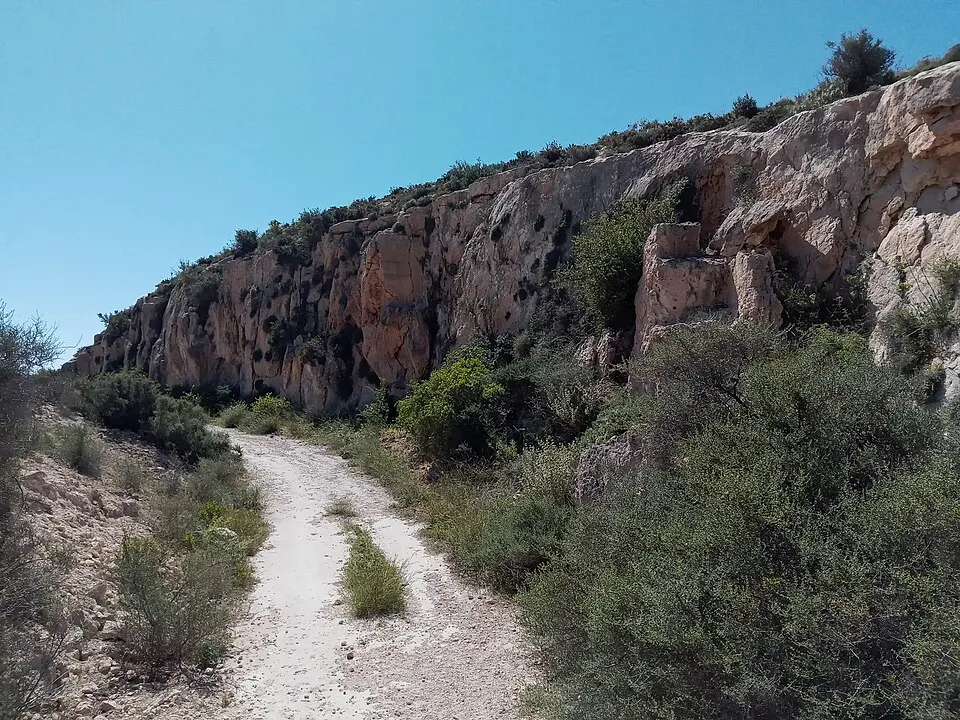 Cantera de las Trincheras ladera norte