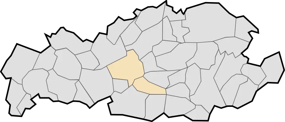 cantone di Lens-Est