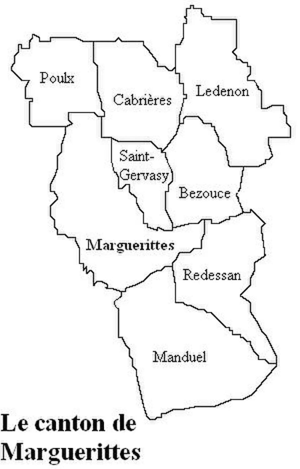 canton of Marguerittes