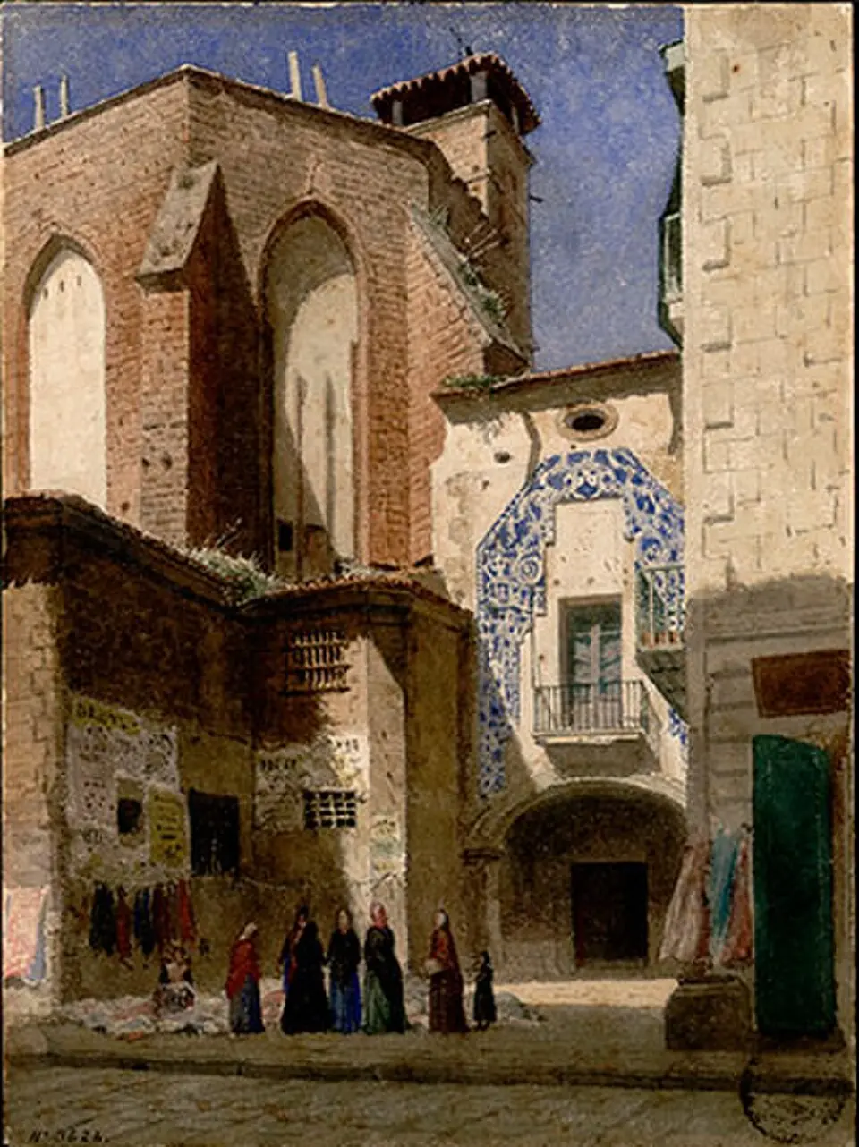 Image: Francesc Soler i Rovirosa · Public domain Convent del Carme