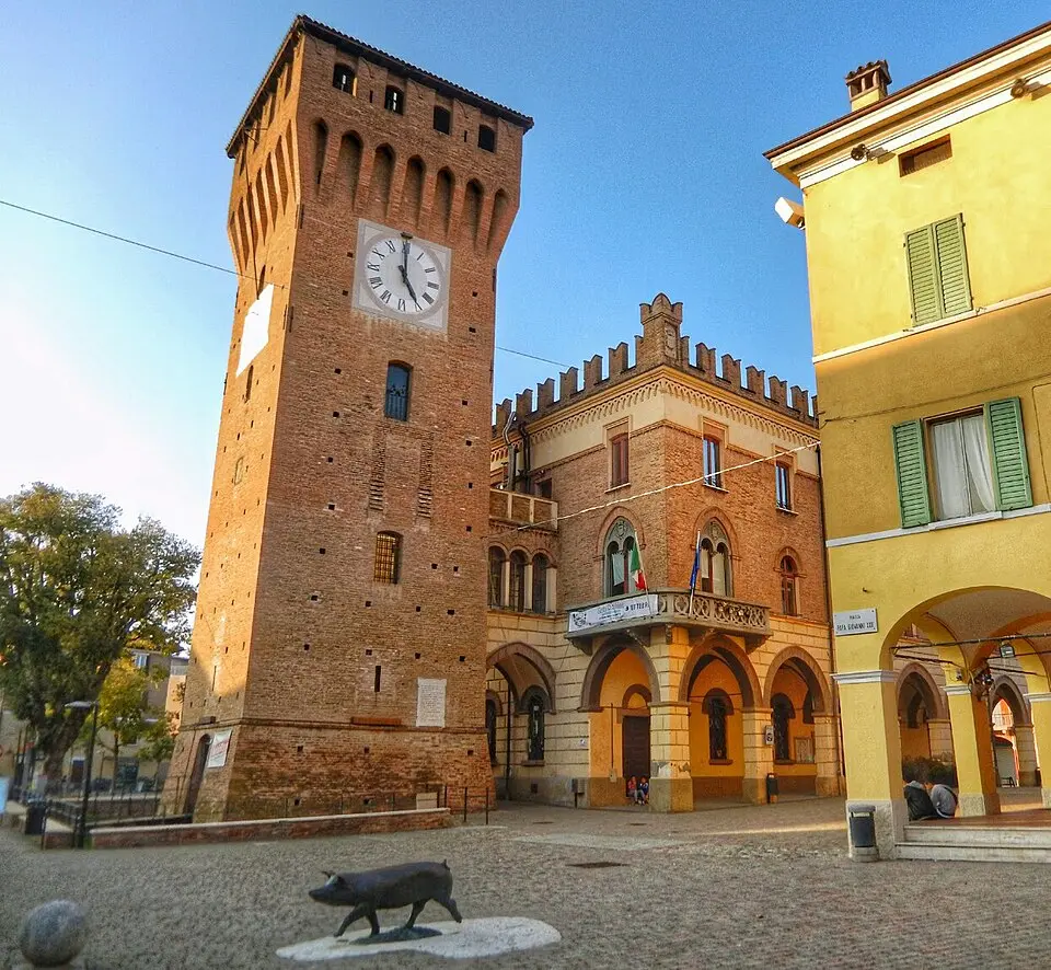 Clock tower of Castelnuovo Rangone