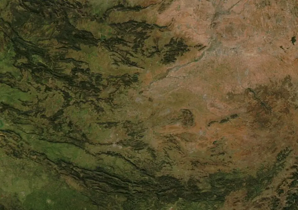 Bild: Jacques Descloitres, MODIS Rapid Response Team, NASA/GSFC · Public domain Provinz Ciudad Real