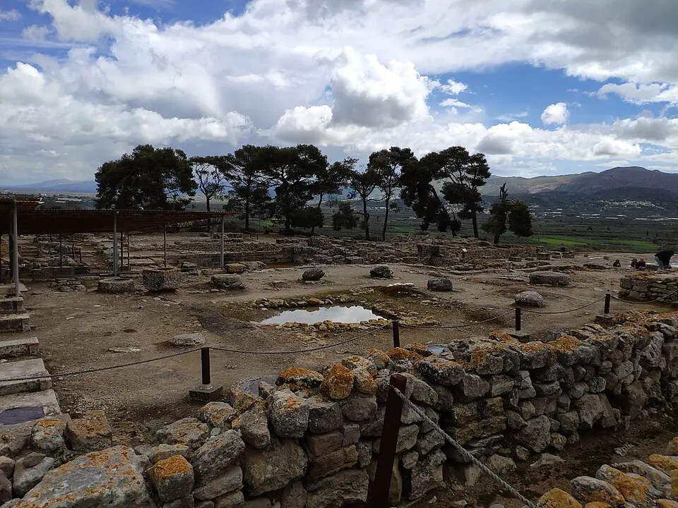 Peristyl des Palastes