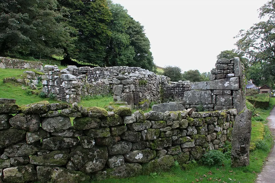 Deserted medieval settlement at Challacombe
