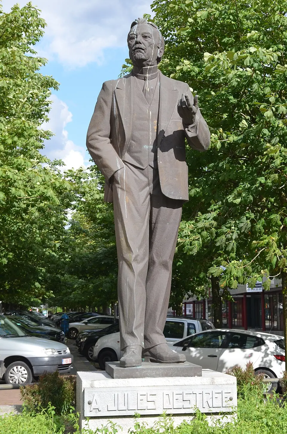 Monument à Jules Destrée - Alphonse Darville - Charleroi