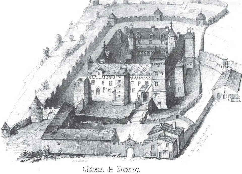 Obrázok: Edouard Clerc · Public domain château de Nozeroy