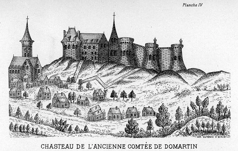 Slika: Eugène Dufresne · Public domain château de Dammartin-en-Goële