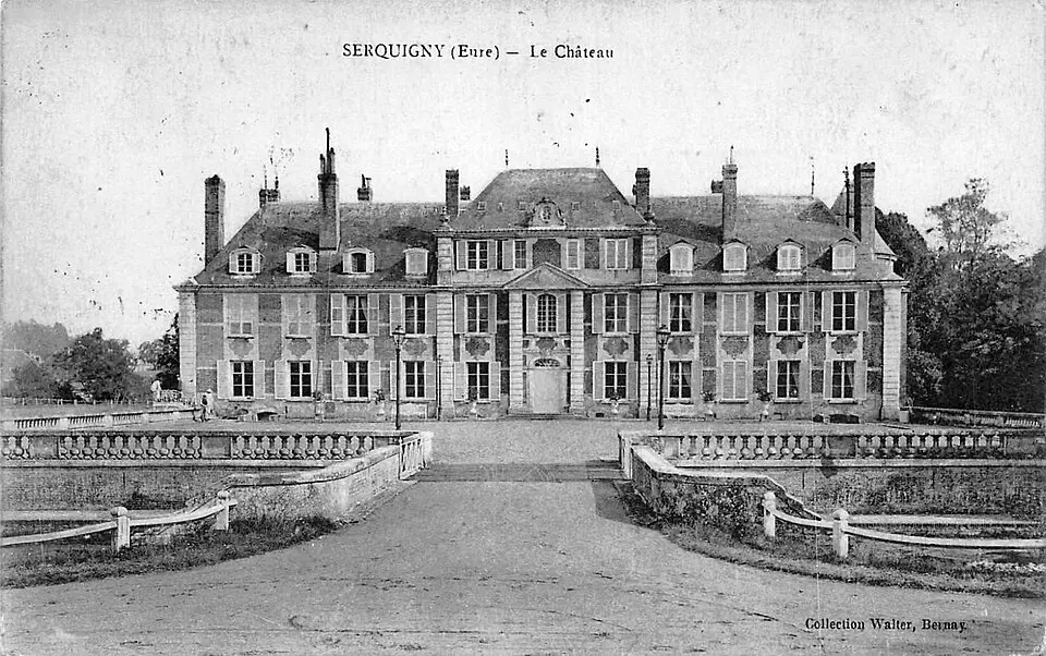 Bild: UnknownUnknown - Indication : Collection Walter, Bernay · Public domain château du Grand-Serquigny