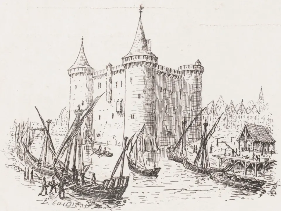 Slika: Émile Couneau · Public domain château Vauclair