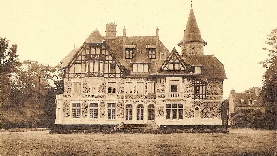 Immagine: Carte postale · Public domain château de Villeneuve