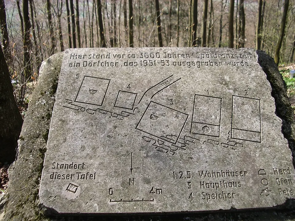 Kestenberg, bronze- und eisenzeitliche Höhensiedlung