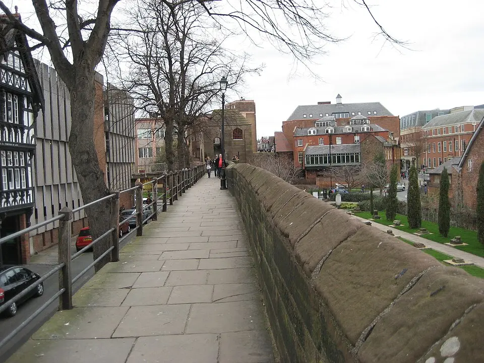 Part Of City Wall From The Newgate To Barnabys Tower