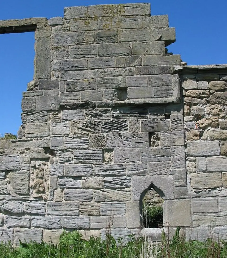 Low Chibburn medieval preceptory, 16th century house and World War II pillbox