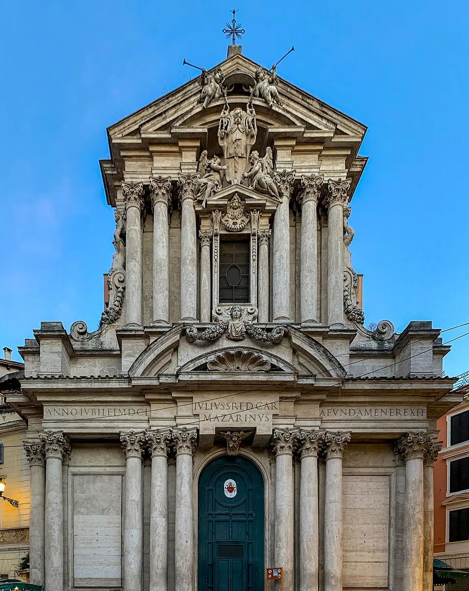 Image: WikiRomaWiki · CC BY-SA 4.0 église Santi Vincenzo e Anastasio a Trevi