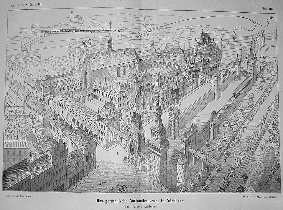 Obrázok: August Essenwein · Public domain Kartäuserkloster Nürnberg