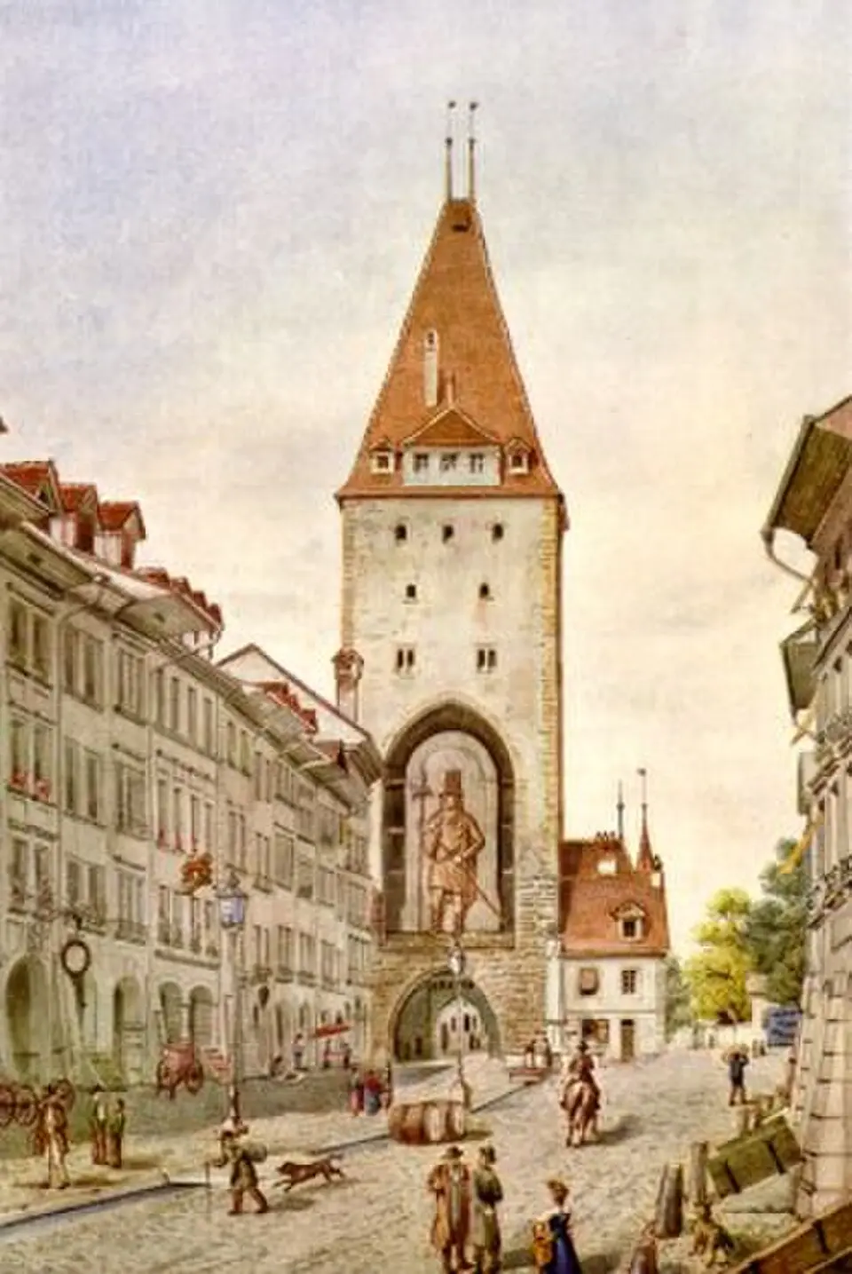 Image: http://www.iam.unibe.ch/~booga/gallery/christoffel/ transfered from de:Datei:Christoffelturm1860.jpg · Public domain Christoffelturm