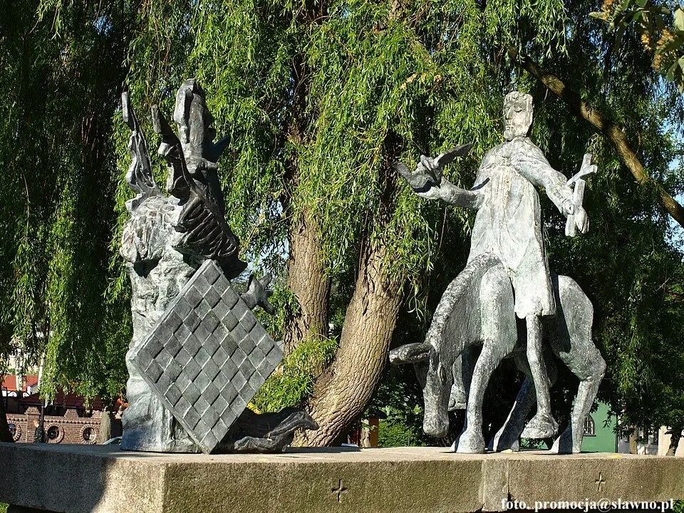 Pomnik Chrystus przybywa do Sławna