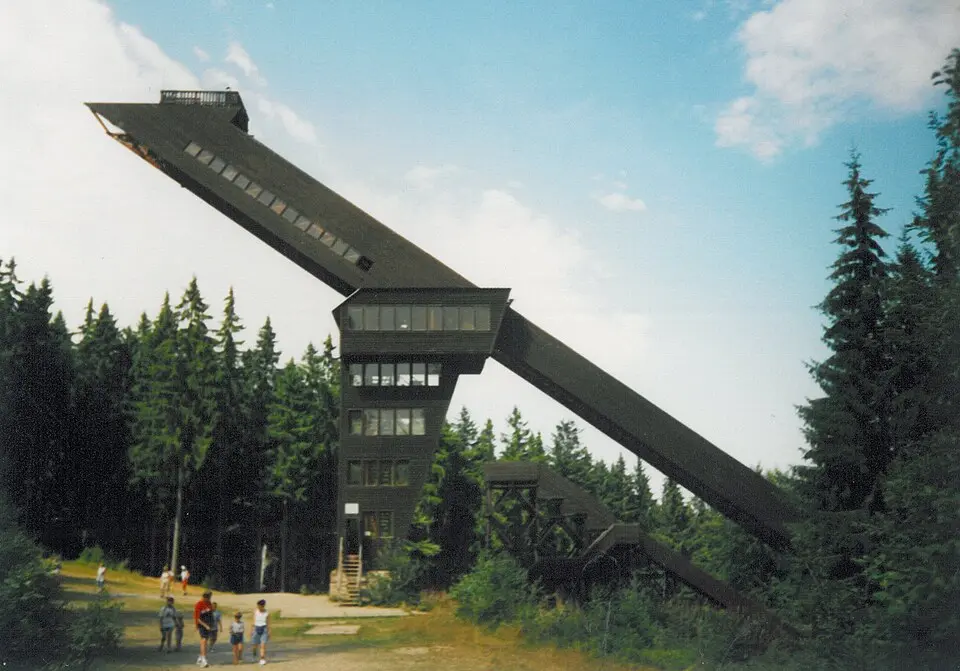 Rozhledna na skokanském můstku Churáňov