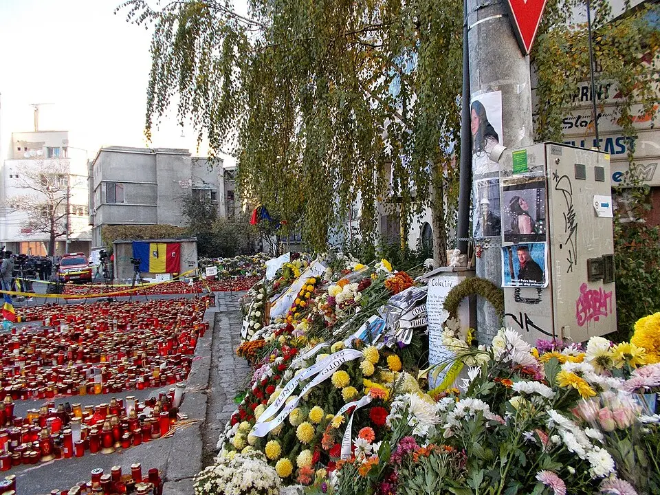 požar v nočnem klubu Colectiv v Bukarešti