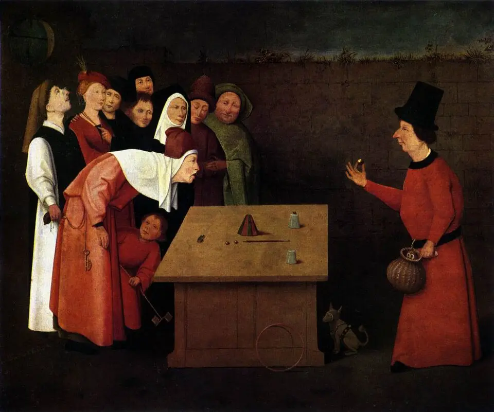 Obrázek: Hieronymus Bosch and workshop / Workshop of Hieronymus Bosch / After Hieronymus Bosch · Public domain musée municipal de Saint-Germain-en-Laye