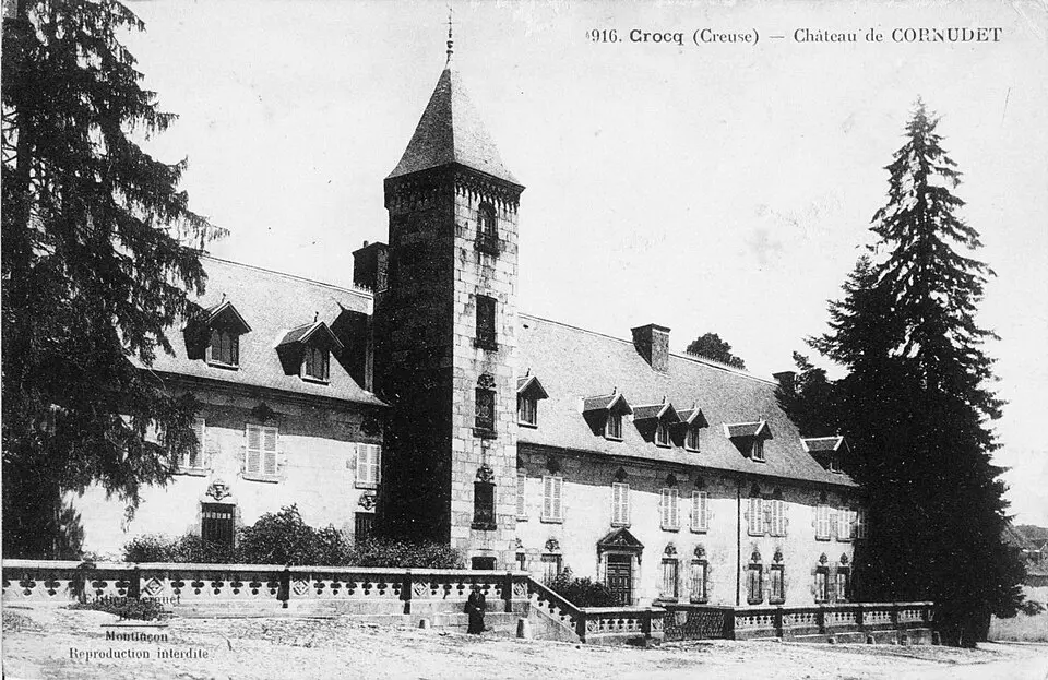 Slika: Croquant · Public domain château Cornudet