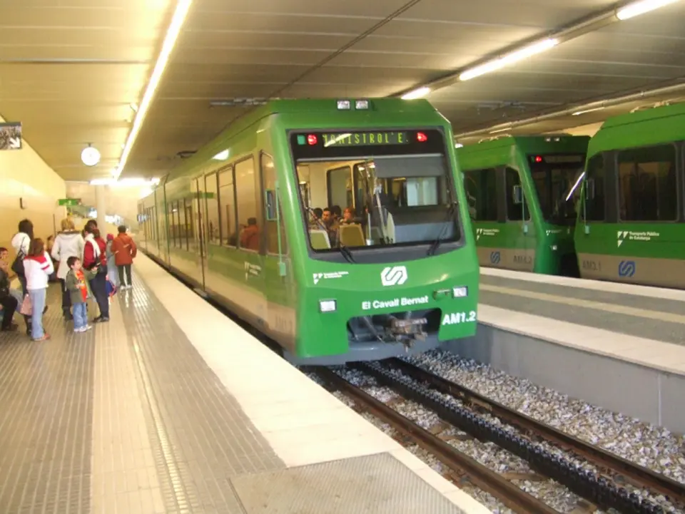 Tren cremallera de Montserrat