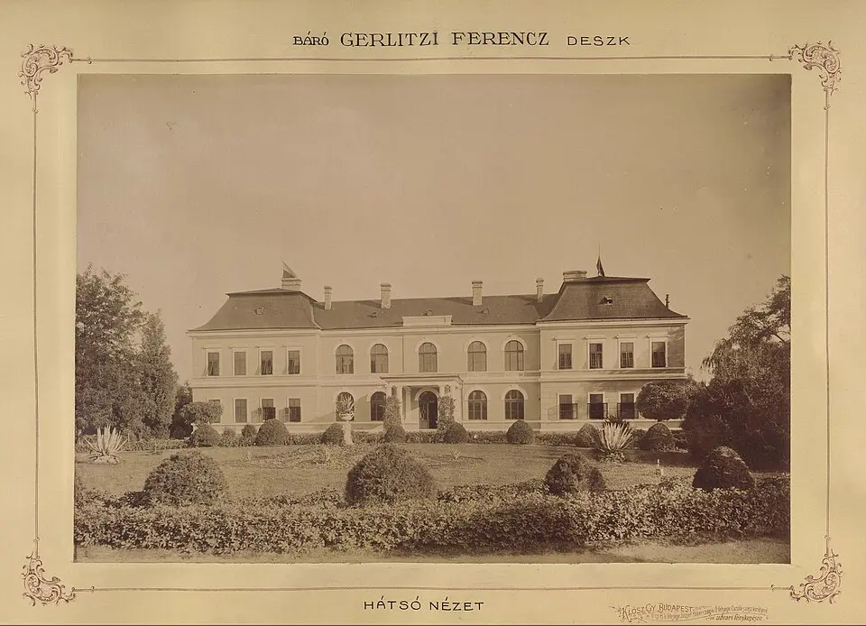 Slika: FOTO:Fortepan — ID 83301: Adományozó/Donor: Budapest Főváros Levéltára. · Public domain Gerliczy kastély