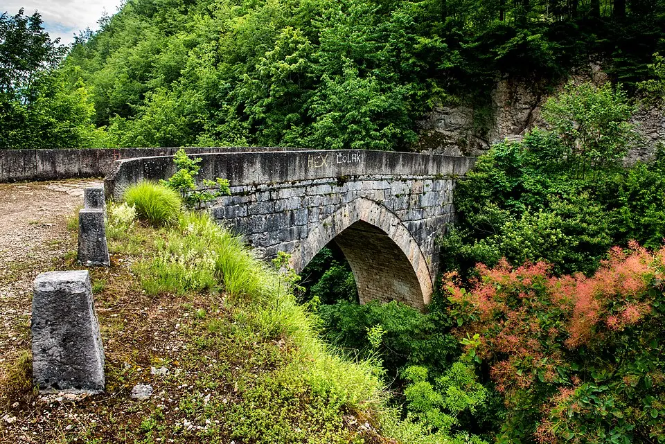 Brücke über die Žepa