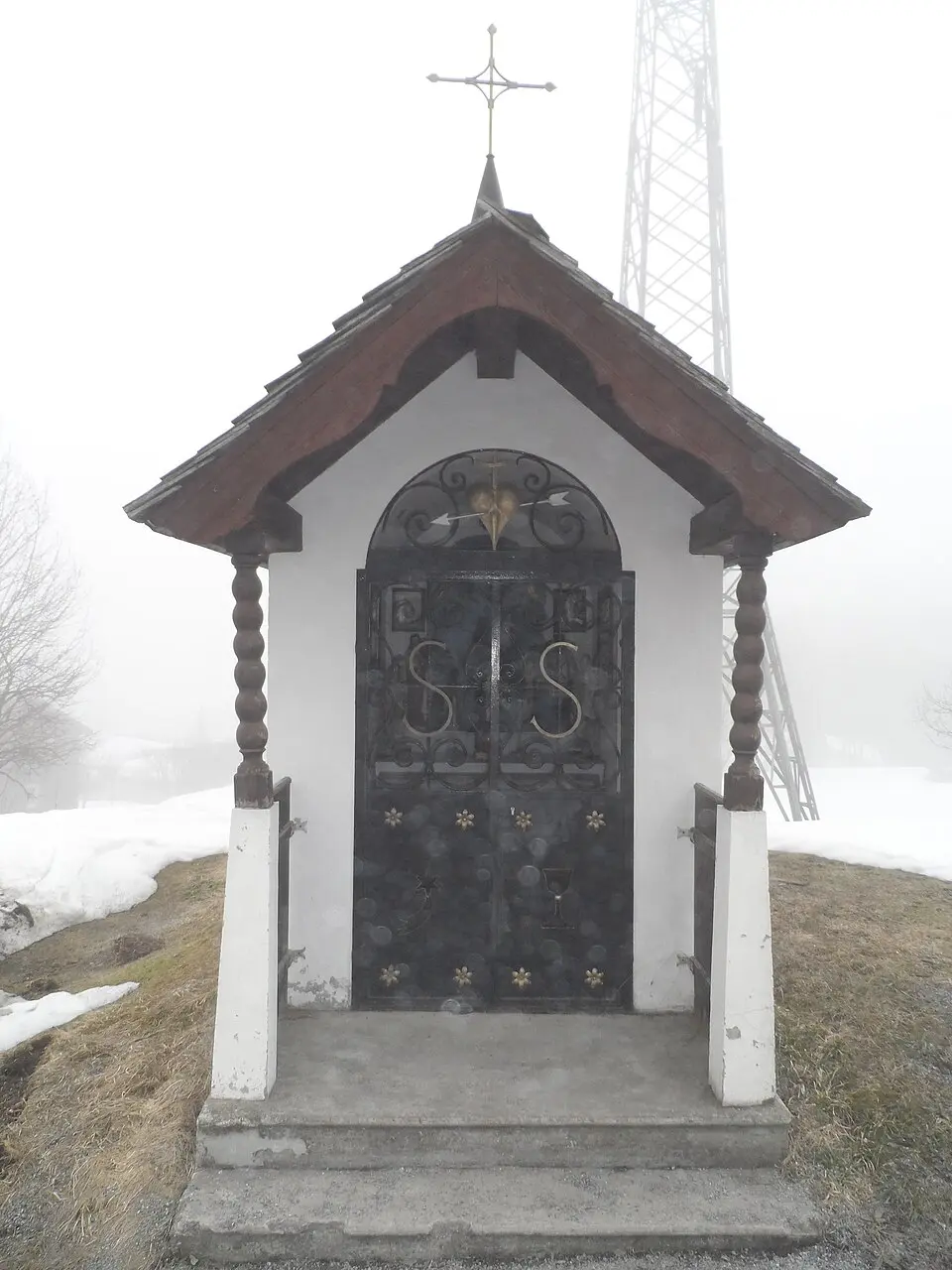 Slika: Leitzsche · CC0 Flur-/Wegkapelle, hl. Sebastian