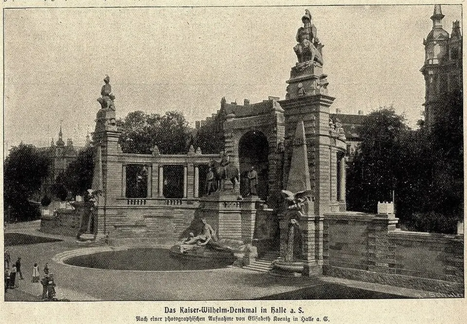Image: Elisabeth Koenig / Halle an der Saale · Public domain Kaiser-Wilhelm-Denkmal