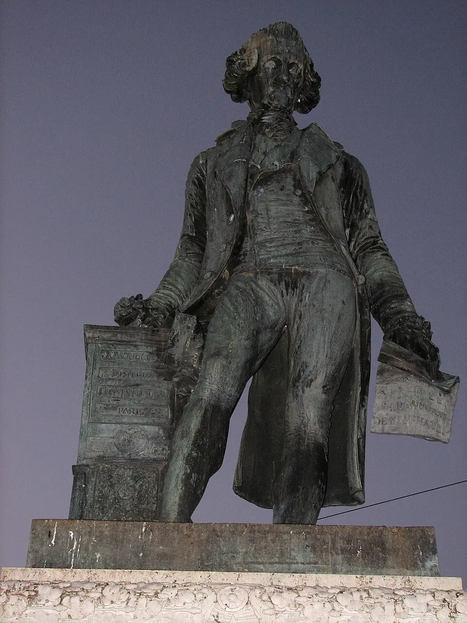 Statue David de Purys in Neuenburg
