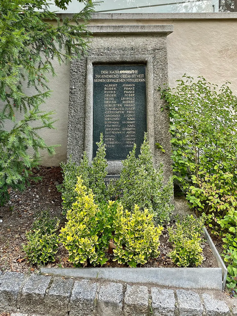 Kriegerdenkmal des Katholisch-Deutschen Jugendbundes Ober St. Veit