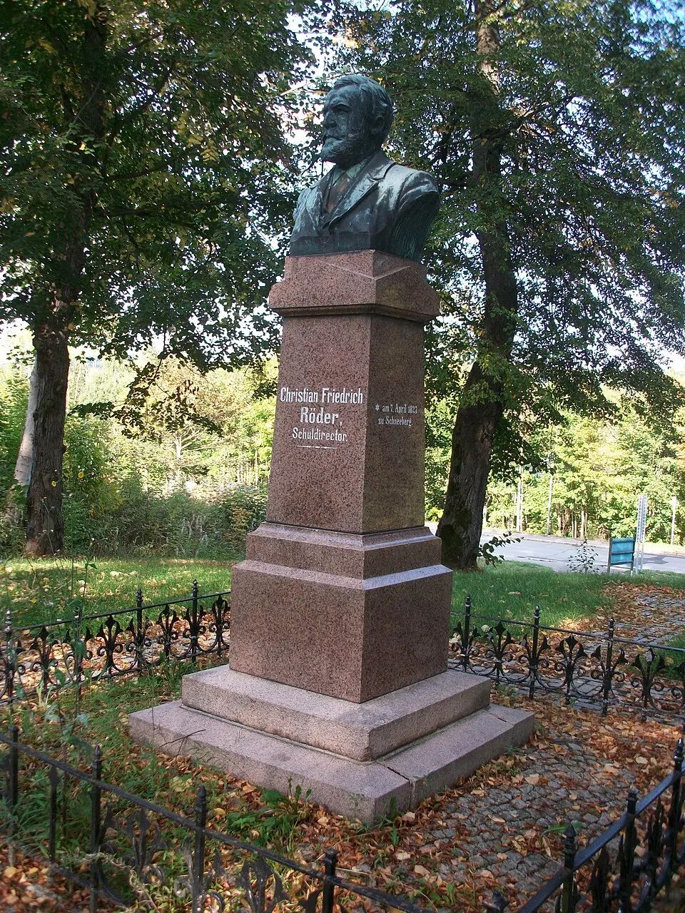 Denkmal für Christian Friedrich Röder