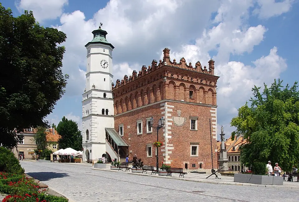 Bild: Jakub Hałun · CC BY-SA 3.0 Rathaus Sandomir