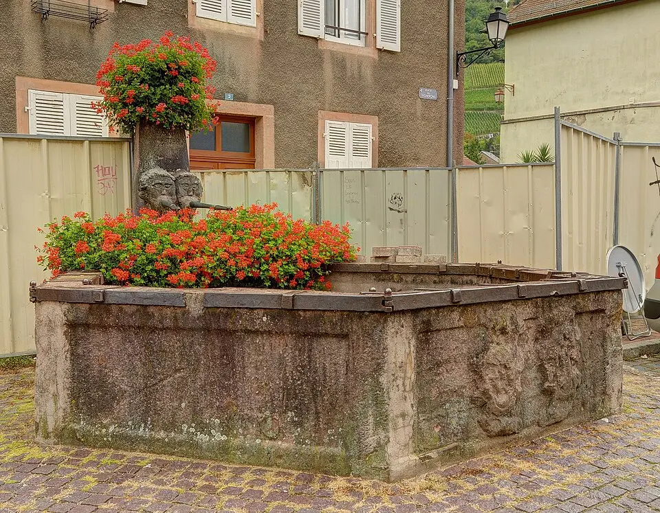 Image: Thomas Bresson · CC BY 3.0 Fontaine des Vignerons (Thann)