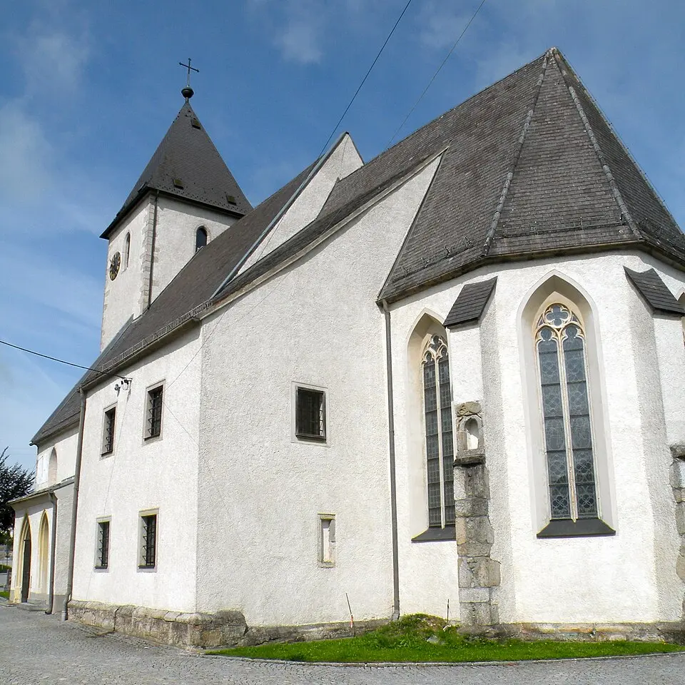 Kath. Pfarrkirche, Wallfahrtskirche, Mariae Himmelfahrt (Maria am Grünen Anger)