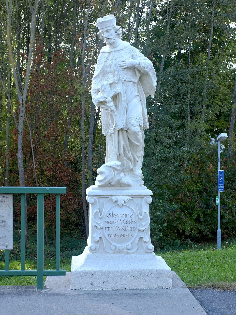 Obrázok: Grubernst (talk) · CC0 Figurenbildstock hl. Johannes Nepomuk