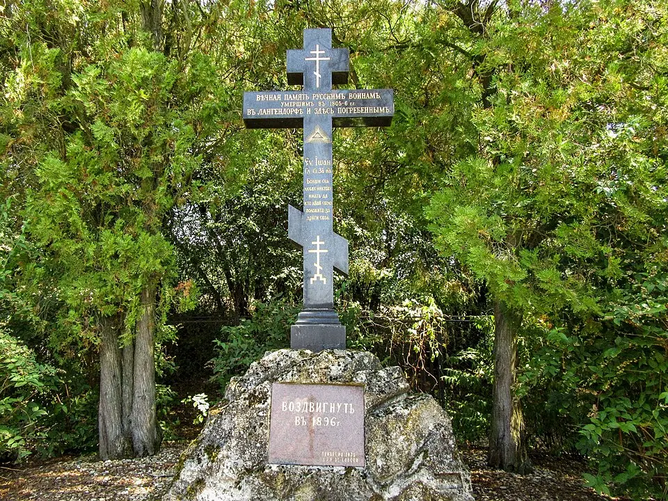 Pravoslavný kříž v Dlouhé Loučce