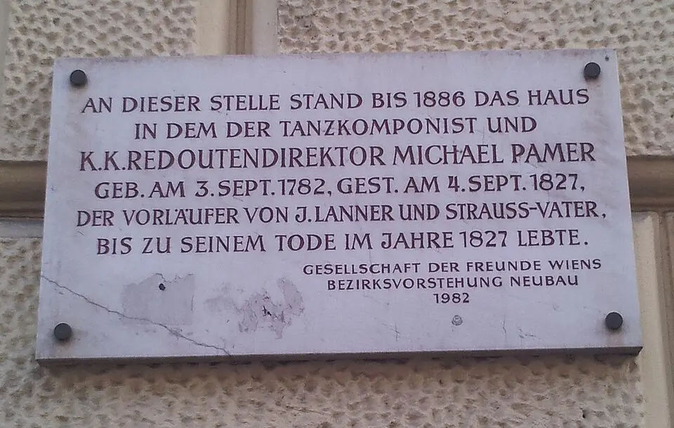Michael-Pamer-Gedenktafel