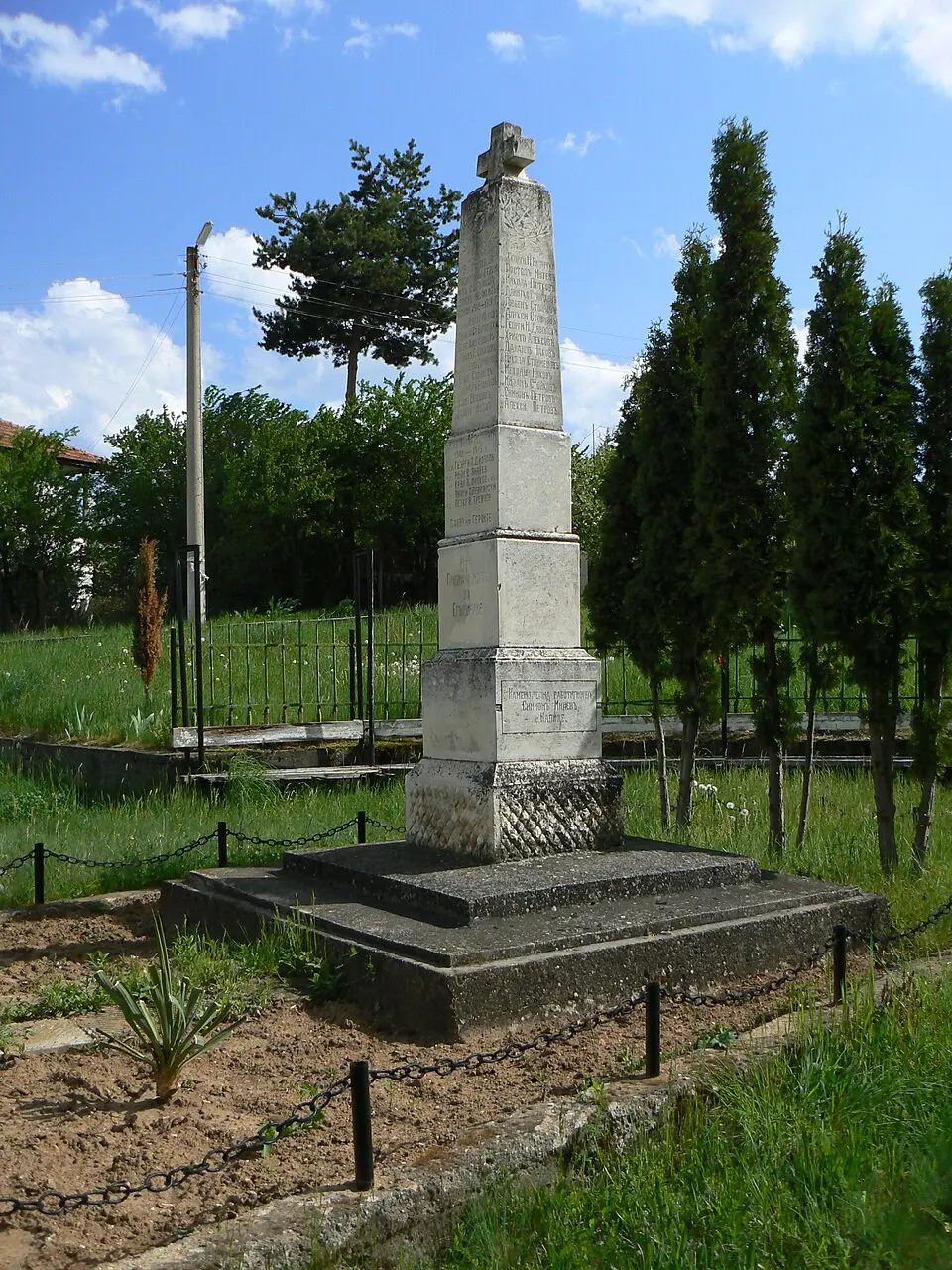 Войнишки паметник в село Егълница