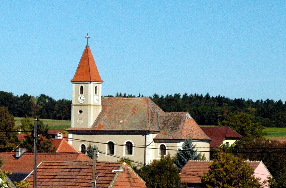 Bild: Manfred Kuzel (talk) · CC BY-SA 3.0 AT Pfarrkirche Eggendorf am Walde