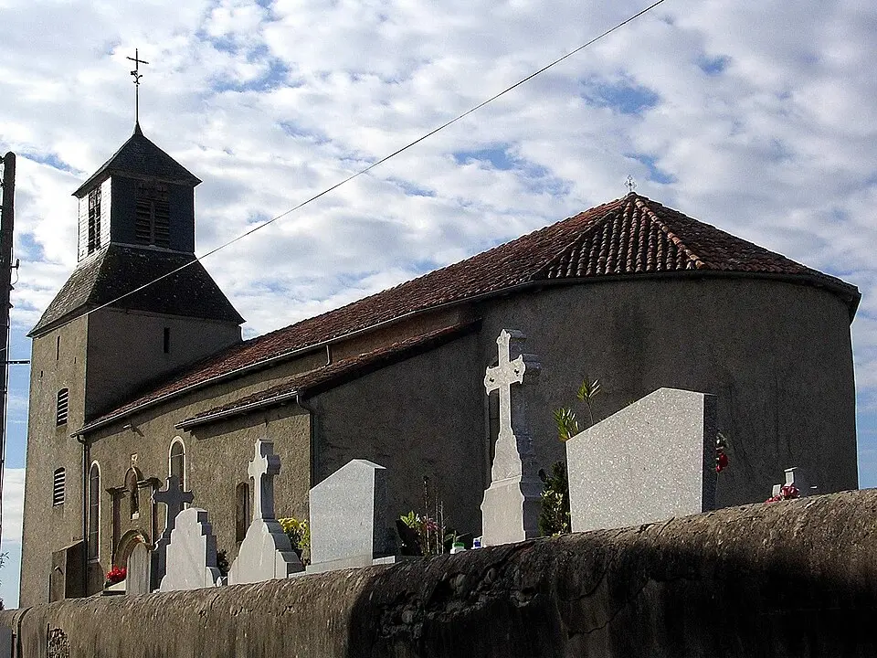 Obrázok: Jibi44 · CC BY-SA 3.0 église Saint-Pierre d'Athos-Aspis