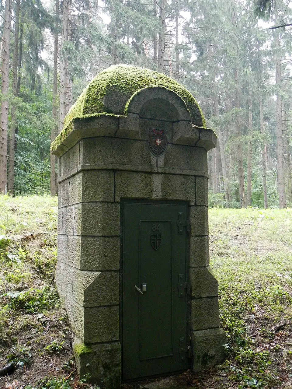 Kanalbrücke Probstwald, Einsteigturm 84
