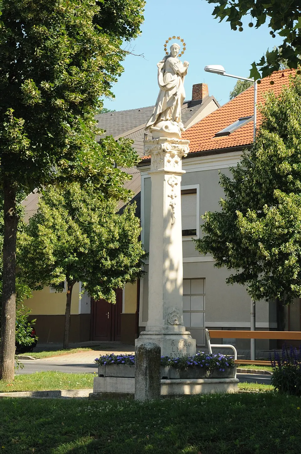 Blaues Kreuz, Immaculatasäule